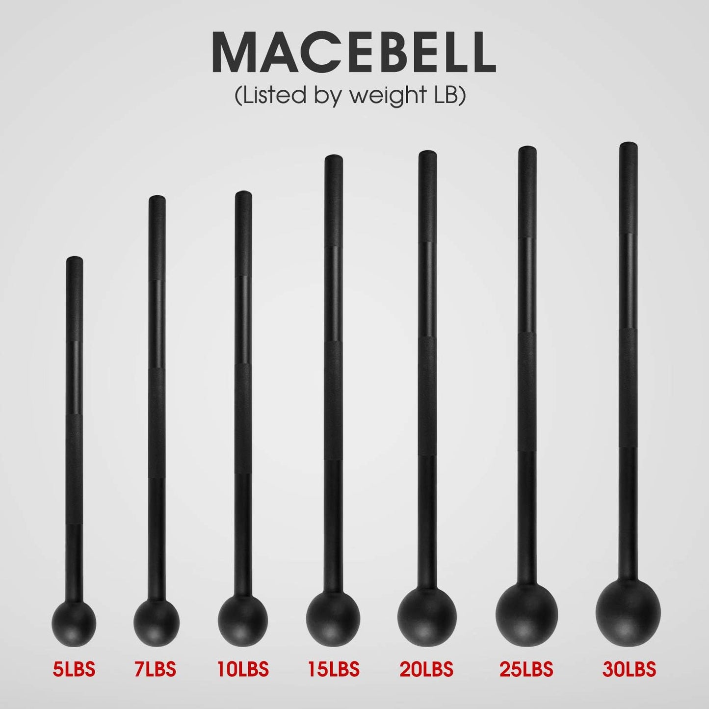 Unleash Your Strength with Steel Mace Bell - Versatile Weight Options for Full Body Workouts, Rehabilitation, and Flexibility for All Fitness Levels