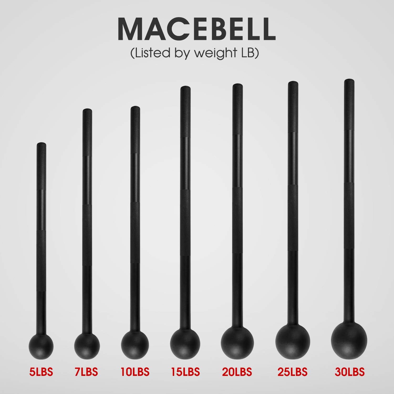 Unleash Your Strength with  Steel Mace Bell - Versatile Weight Options for Full Body Workouts, Rehabilitation, and Flexibility for All Fitness Levels