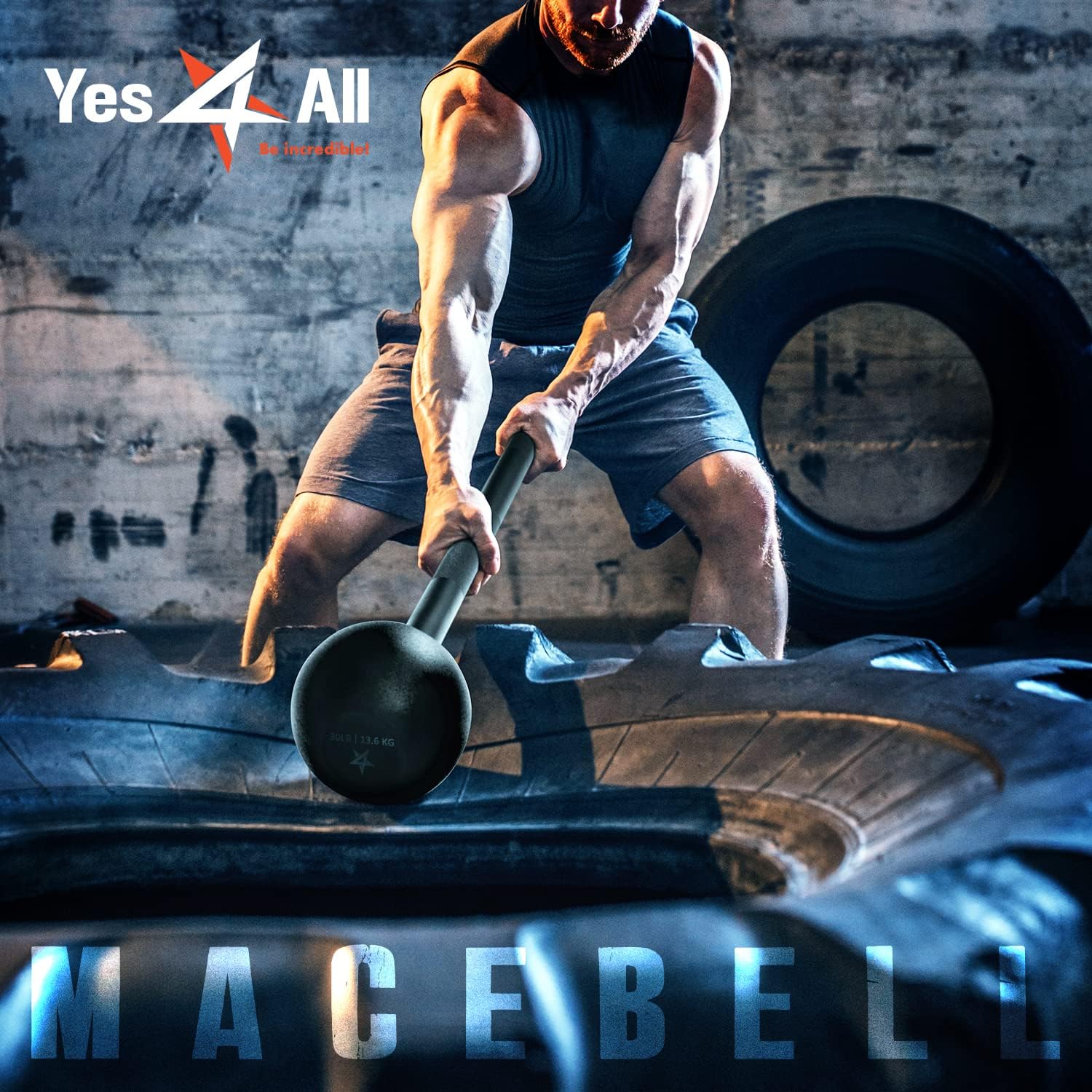 Unleash Your Strength with  Steel Mace Bell - Versatile Weight Options for Full Body Workouts, Rehabilitation, and Flexibility for All Fitness Levels